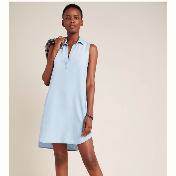H&M Dresses & Skirts - H&M Tie Waist Midi Shirt Dress